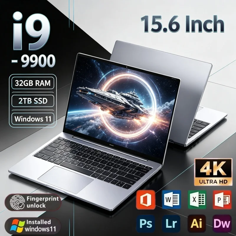 Ddr3 Ram - 15.6인치 올인원 초슬림 노트북, 인텔 i9-9900