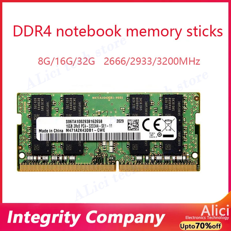 Ddr4 3200Mhz - 삼성 노트북 메모리 스틱 DDR4 8GB
