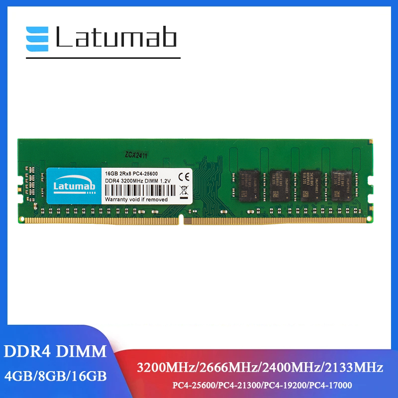 Ddr4 2400Mhz - Latumab RAM DDR4 데스크탑 메모리, 2666