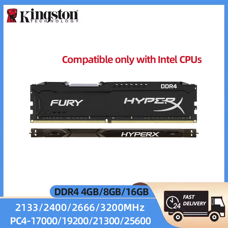 Ddr4 2400Mhz - HyperX Fury 메모리 RAM DDR4 4GB,