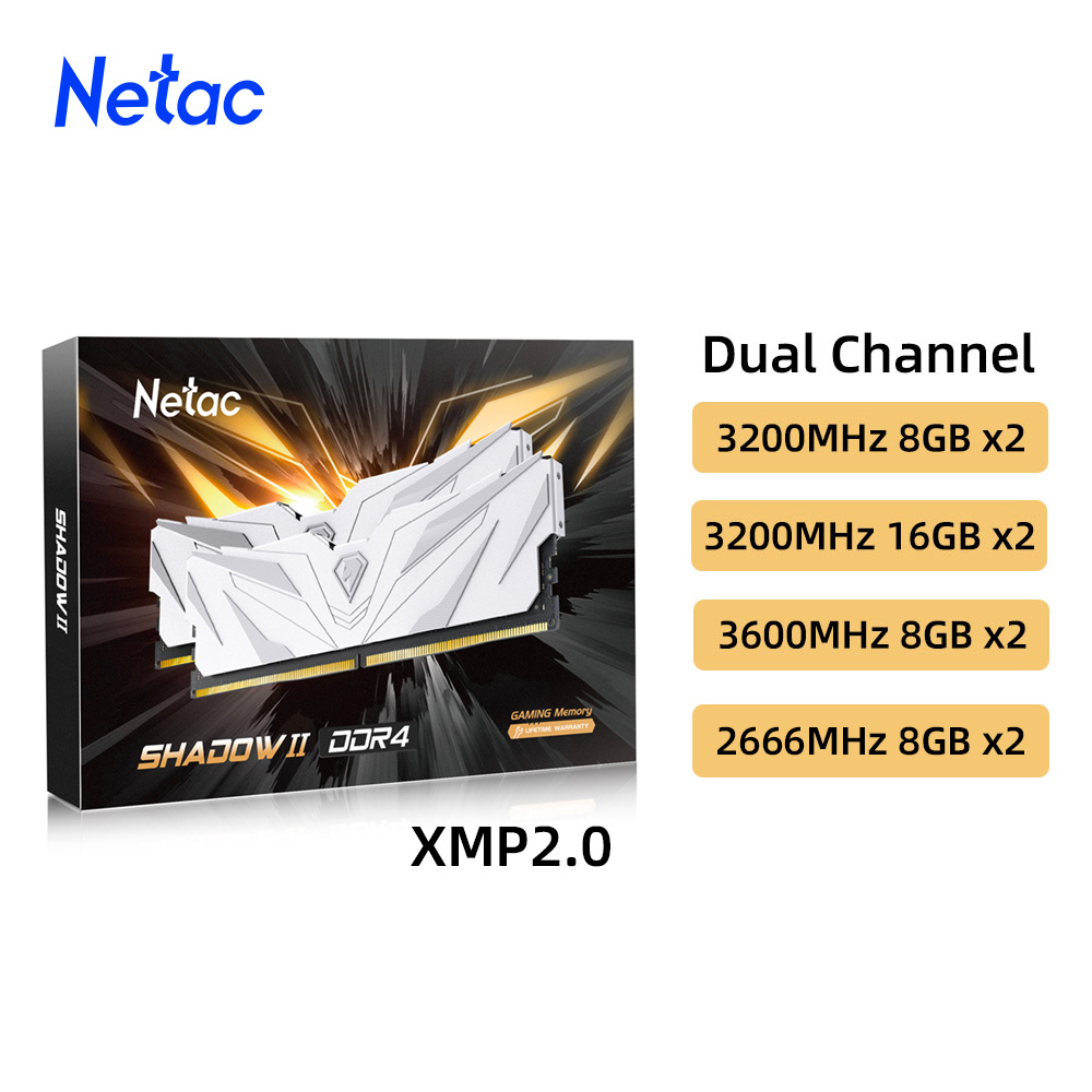Netac Ram 메모리 DDR4 8GBX2 16GBX - Ddr4 3200 16Gb 리뷰 및 가격