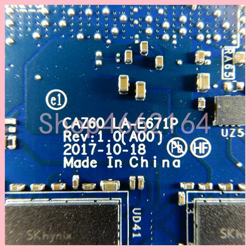 LA-E671P i5-8250U i7-8550U CPU - Ddr4 8Gb 리뷰 및 가격