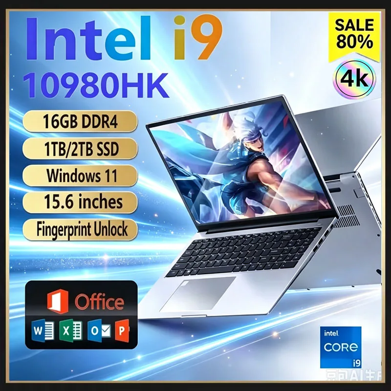 15.6인치 휴대용 노트북, 인텔 코어 i9-10980 - Ddr4 16Gb 리뷰 및 가격