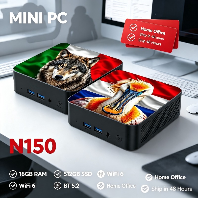 새로운 미니 PC 컴퓨터 인텔 코어 N150 16GB  - Ddr3 Ram 리뷰 및 가격
